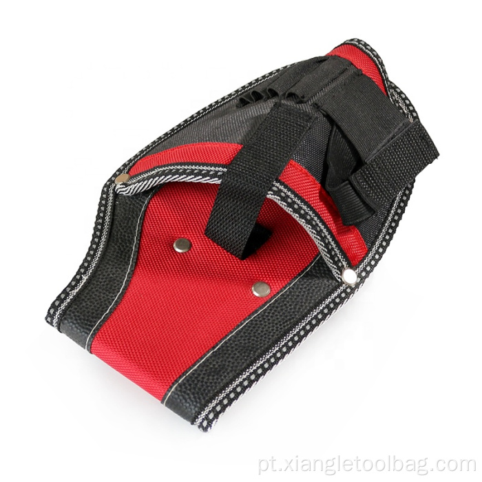 Red Black Drill Holster Velcro tira